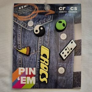 CROCS Jibbitz 5-Pack Pin-On Shoe Charms | Jibbitz for Crocs, Crocs Dude, Small